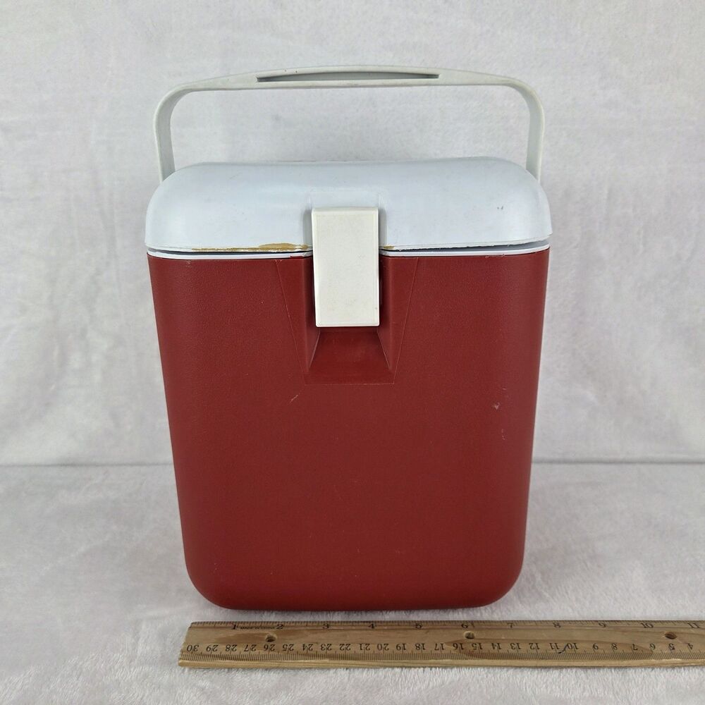 Vintage Igloo Snowflake 1 Gallon Water Cooler Jug Hot/Cold Red White Camping - Picture 8 of 16